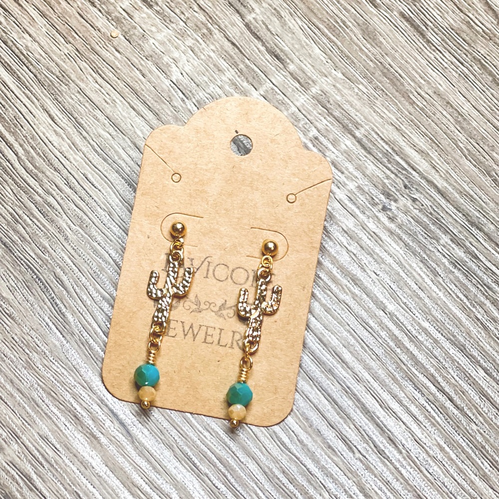 Green and Gold Cactus